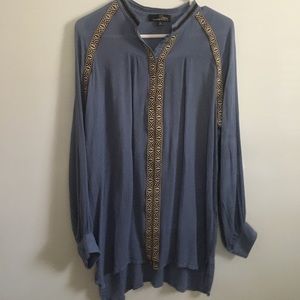 Boho flowy blouse like new